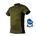 Zipp-Neck Shirt – Kurzarm